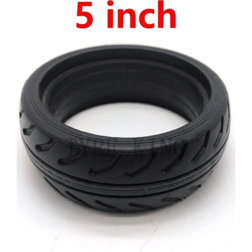 High quality 5 inch Solid tyre Fast wheel F0,jackhot,Nes carbon fiber scooter solid tire