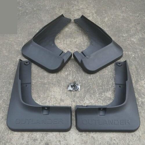 High-quality plastic Mud Flaps Splash Guard Fenderfor 2015 Mitsubishi Outlander car styling