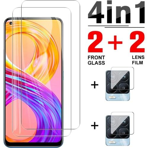 4in1 tempered glass for realme 8 7 6 pro screen protector for oppo realme 8 7 5g realmy 8 pro 7 pro 6 pro camera protective film