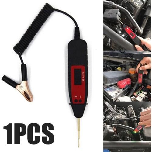1pc5-36V Car LCD Digital Electric Voltage Power Test Pen Probe Detector Non-Contact Tester Accessory LED Light Testing Equipment