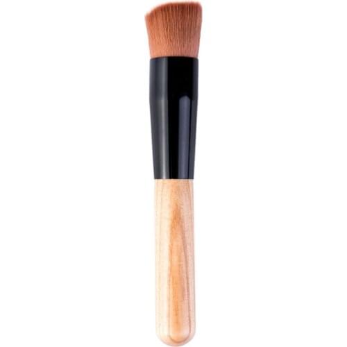 1pcs Professional Makeup Brushes Wooden Handle Multi-Function Face Powder Foundation Contour Blush Brush Cosmetic Make Up Tools