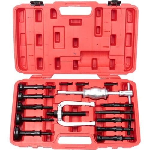 16pc Bearing Extractor Puller Set Blind Inner Bearing Puller Sliding Hammer Combination Tool Removal Tools Set