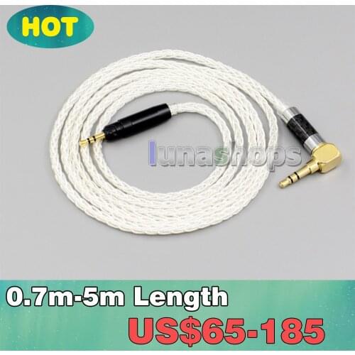 99.99% Pure Silver XLR 3.5mm 2.5mm 4.4mm Earphone Cable For Ultrasone Performance 820 880 Signature DXP PRO STUDIO LN006397