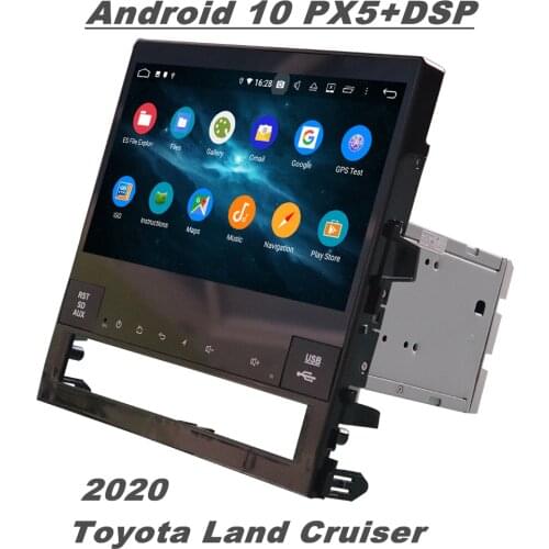 4gb+128gb DSP 10.1" Android 10 Car Radio DVD GPS Navigation Bluetooth 5.0 WIFI for Toyota Land Cruiser 2020 Multimedia Player