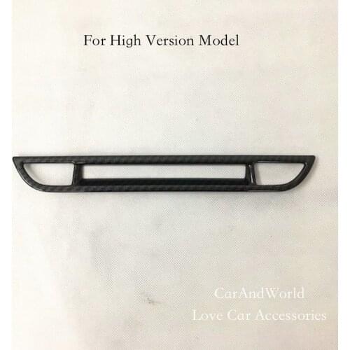 Seat Heating Switch Button Cover For Mazda CX-5 CX5 2017 2018 Interior Frame Panel Trims CX 5 Carbon Fibre Car-styling Accessory