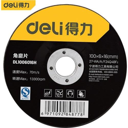Deli 100mm Metal Stainless Steel Cutting Discs Cut Off Wheels Flap Sanding Grinding Discs Angle Grinder Wheel Milling Cutter