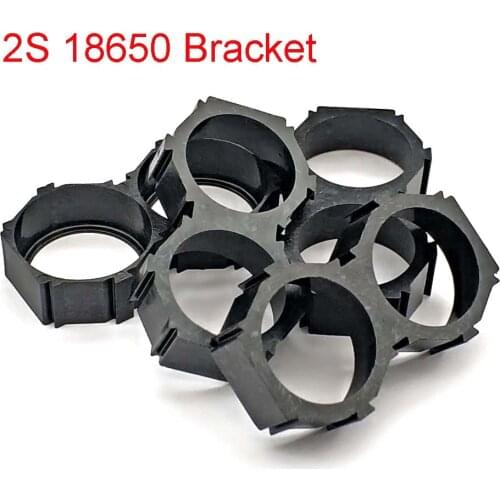 2S 18650 Lithium Battery Heat Holder Bracket 18650 Spacer Assembly Group Module DIY Battery Box Case Pack Splicing Bracket