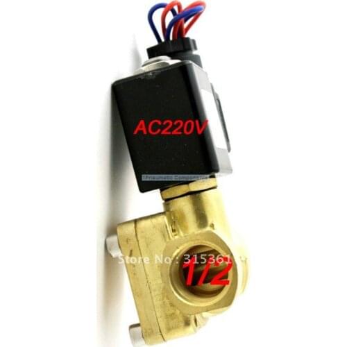 High Quality 1/2'' 16Bar Pressure Electric Diaphragm Solenoid Valve AC220V Normally closed 0927200