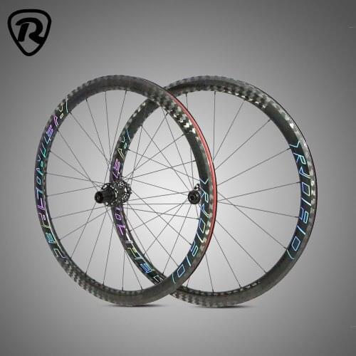 Disc Brake Highway Wheel Set 700C Carbon Fiber Road Bicycle Wheel Set Carbon Four-Axis Flower-Drum Wheel Hub carbondiscwheelset