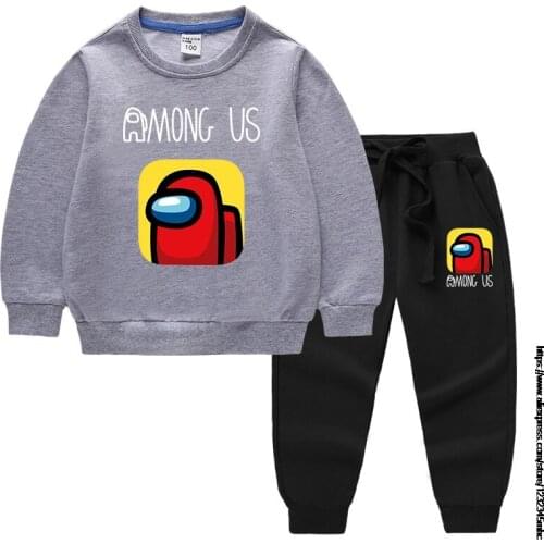 Game Among Us Boys Clothing Set Kids Girls Clothes Sports Suits Hoodies Sweatshirt+Pants Kids Clothing Children Outfits