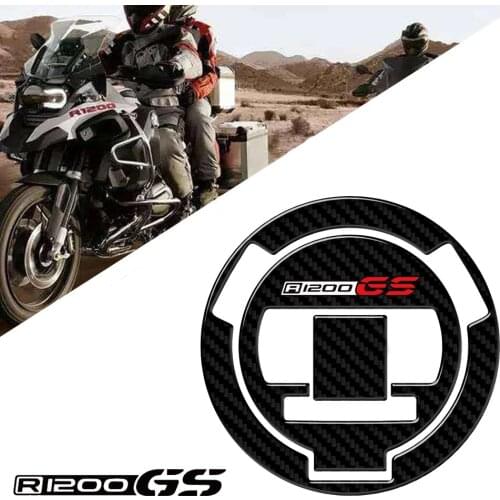 Fuel tank cap cover for BMW R1200GS R1200GS motorcycle fuel tank cap decal protective shell R1200 GS 3D carbon fiber appearance