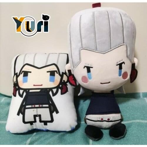 Yuri JOJOS Bizarre Adventure Jean Pierre Polnareff Plush 20cm Doll with Clothes Toy stuffed Soft Pillow cute limit Kids Gift C