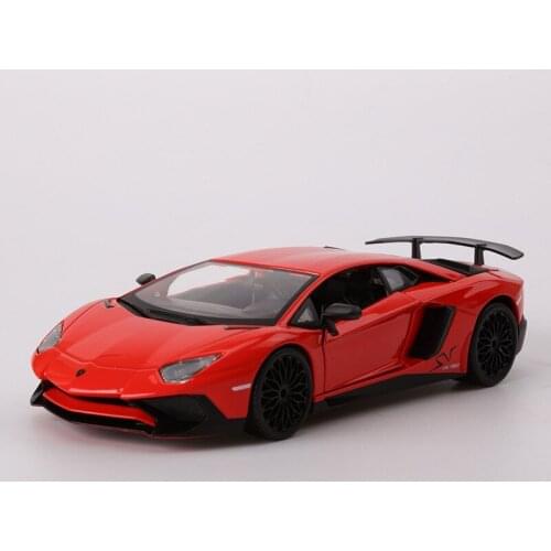 1:24 high simulation alloy car model LP750 sports car model collection ornaments for children gifts