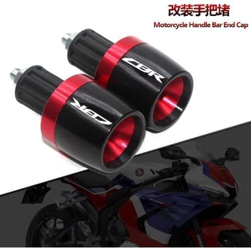 Handle Bar Ends Grips For Honda CBR 600RR 900RR 929RR 1000RR F2 F3 7/8" Universal Motorcycle Handlebar Counterweight Plug Slider