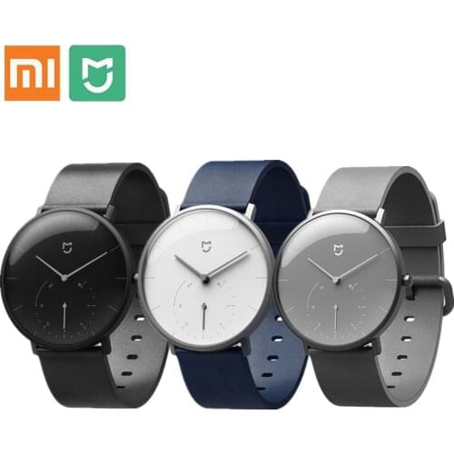 Original Xiaomi Mijia Smart Quartz Watch 3ATM Waterproof Pedometer Bluetooth 4.0 Mi Band 316L Steel Smartwatch Alarm SYNC Time