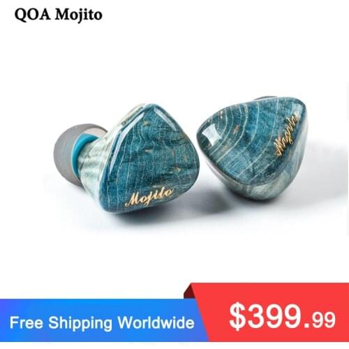 QOA Mojito 2 Sinon+4 knowles Balanced Armature Hybrid Drivers In Ear Earphone HIFI DJ Monitor Earphone Earbuds