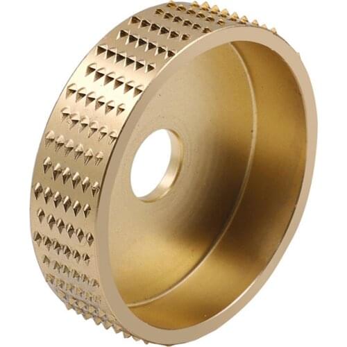 Round Wood Angle Grinding Wheel Abrasive Disc Angle Grinder Carbide Coating Bore Shaping Sanding Carving Rotary Tool