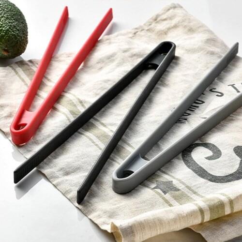 Silicone Spoon Rests & Pot Clips Non-stick Food Tongs Barbecue Kitchen Grill Food Tong Heat Resistant Bread Clips