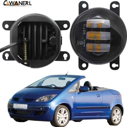 Fog Light Assembly Car Front Bumper LED Fog Lamp Daytime Running Light 12V For Mitsubishi Colt CZC Convertible (RG) 2006-2009
