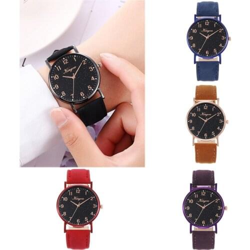 Women Leather Belt Watch Starry Sky Geneva Simple Belt Watch relogio feminino часы женские наручные montre femme #1