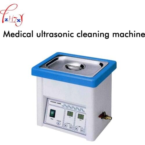 5L Medical Ultrasonic Cleaning Machine Oral Dental Mini Multi-purpose Ultrasonic Cleaning Machine With Drain Valve 220V 1PC