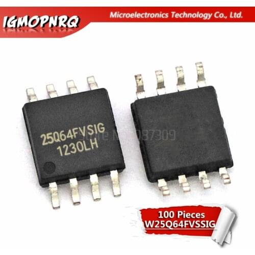 100pcs 25Q64 25Q64FVSIG W25Q64FVSIG W25Q64FVSSIG offen use laptop p 100% new original