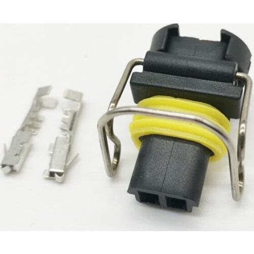 2 Pin Auto Engine cylinder head valve chamber plug,Injector plug connector for Excavator Carter E320 323 325 329 330 336D C7C9