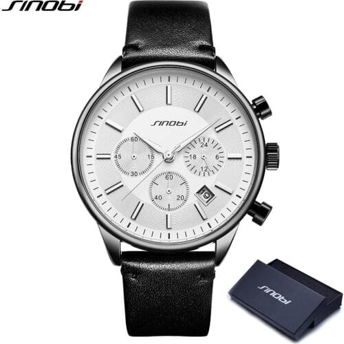 2021 New SINOBI Men Quartz Sports Military Watches Mens Luxury Brand Fashion Casual Wrist Watch Relogio Masculino Male Clock