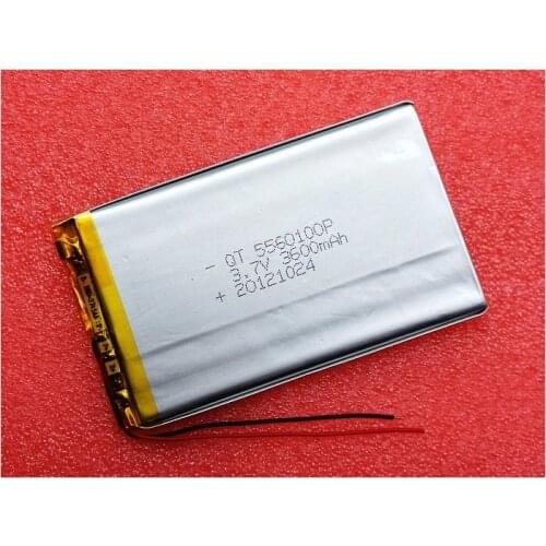 Tablet PC battery GPS battery 5560100 polymer thick 5.3 wide 60 long 100 mm