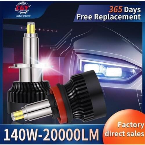 CGY Car Lights H4 LED H7 20000LM H11 LED Lamp for Car Headlight Bulbs H1 H8 H9 9005 9006 HB3 HB4 Turbo H7 LED Bulbs 12V For LADA