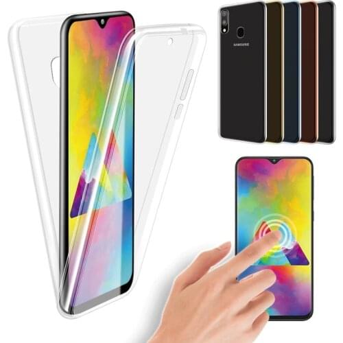 360 TPU Full Cover Case for Samsung Galaxy A70 A60 A50 A30 A20 A20E A10 Case A3 A5 A7 J3 J5 J7 Pro 2017 Clear Silicone Cases
