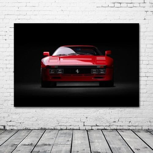 Decorative Paintings Supercar Picture Ferraris 288 GTO Sports Car Canvas Wall Art Posters and Prints for Living Room Decor