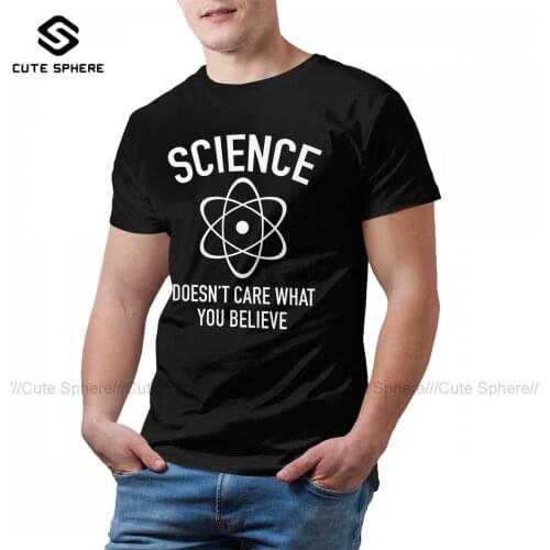 Physics Tee Shirt Fun Short Sleeve Cotton T Shirt Streetwear Printed T-Shirt Plus size Men