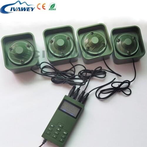 4.0 Channel High Power 4*50W 200dB Loud Speaker Hunting Mp3 Bird Call Player Duck Goose QuaiL Caller Predator Wildlife Decoy