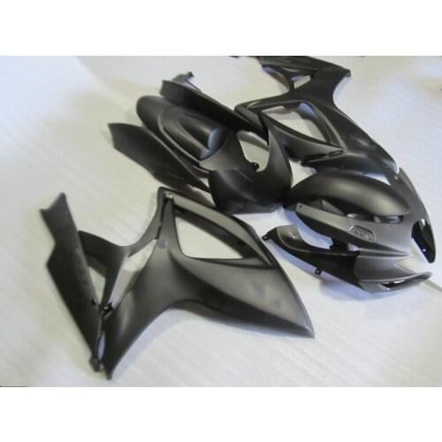 Motorcycle Fairing kit for GSXR600 750 06 07 GSXR600 GSXR750 K6 2006 2007 TOP Matte black Fairings set +gifts SD76