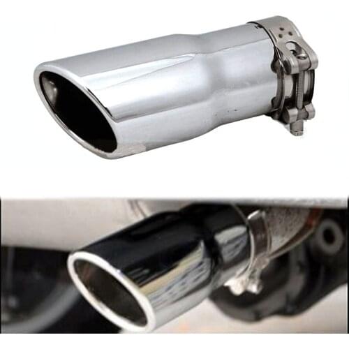 Stainless Steel Rear Exhaust Tailpipe Muffler Tip End Tip Pipe Tail Throat Trim For Wrangler 2008-2015 Car styling Accessaries