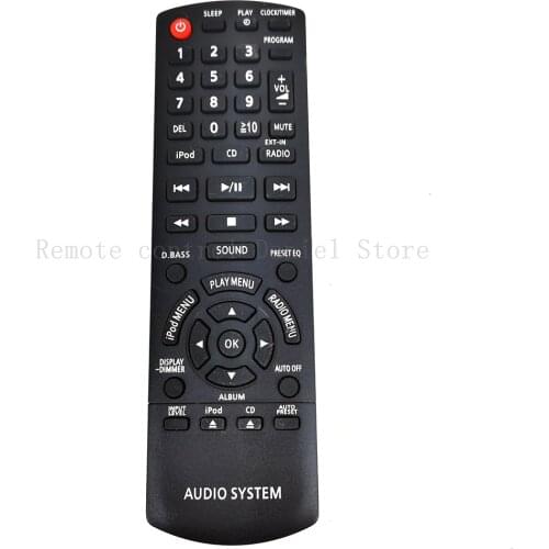 New Replace N2QAYB000640 N2QAYB000641 For Panasonic Compact Stereo System Remote Control SC-HC25 SC-AKX14 SC-PMX5 Fernbedienung