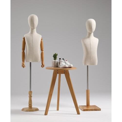 Childrens Mannequin Props Half Body Platform Childrens Clothing Store Display Rack