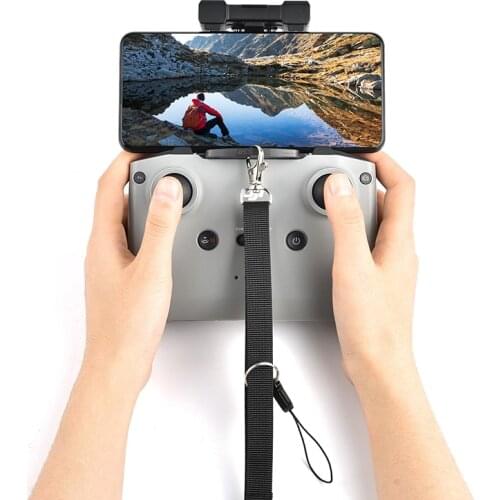 Lanyard Mount for DJI Air 2/2S Mini 2 Double Hook Lanyard Neck Strap Bracket Remote Controller Case for Mini 2 drone