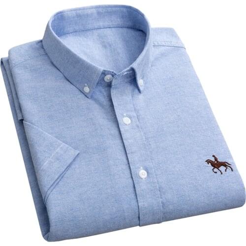 Aoliwen brand Men Short Sleeve Shirt Summer Style Men Casual Shirts Breathable Comfortable Fashion Shirt Men Clothes Regular Fit