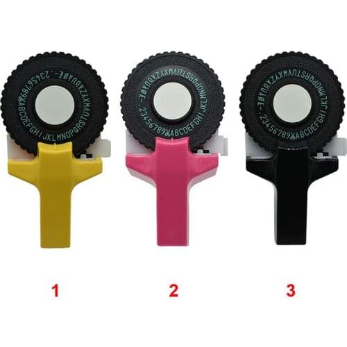 Manual Embossing Label Maker Machine Letter Typewriter Printer Refill Tape Cutting Tape Label Printer Mini Label Printer