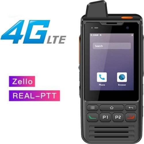 ANYSECU F60 Unlocked 4G network radio Android 9.0 IP68 Waterproof LTE/WCDMA/GSM work with Zello Real-PTT Mobile Phone Radio
