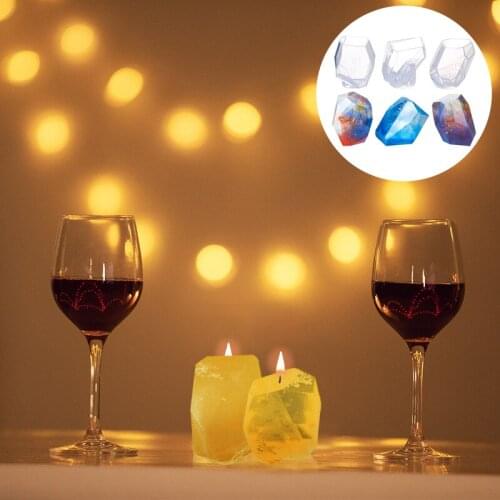 3D Irregular Candle Silicone Mold for Diy Handmade Uv Resin Plaster Aromatherapy Candle Mould Soap Mold Making Supplies