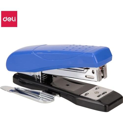 DELI Stapler E0326 NO.24/6 & 26/6 Classic Half Strip stapler with metal remover office supply accessories