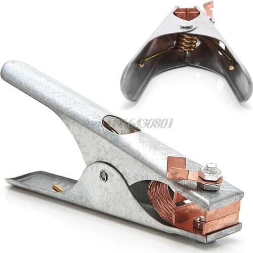 Welding Manual Welder Arc Earth Ground Cable Copper Grip Clip Clamp 300Amp New S08 Wholesale&DropShip