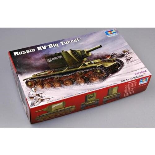 Trumpeter 00311 1/35 Russian KV-2(1939)Tank Assembled model kit