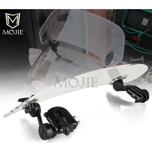 Motorcycle Windshield Extension Spoiler Windscreen Air Deflector For Honda Silver Wing GT 400 600 ST1300 A STX1300 TRANSALP 600