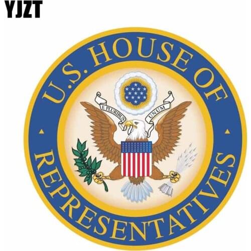 YJZT 11.5CM*11.5CM Car Styling US House Of Representatives Creative Window Decal 6-1644