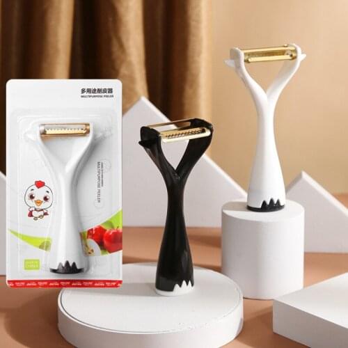 Creative 3 in 1 Multi Fruit Vegetable Peeler Slicer Shredder Julienne Cutter Titanium Blade Potato Carrot Grater Kitchen Tool