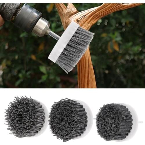 Deburring Abrasive Steel Wire Brush Head Polishing Nylon Wheel Cup Shank